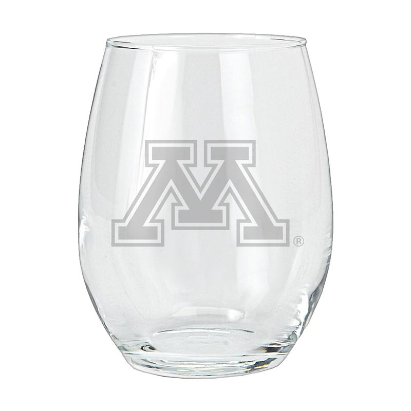 15oz Etched Stemless Tumbler | Minnesota Golden Gophers COL, CurrentProduct, Drinkware_category_All, MIN, Minnesota Golden Gophers 194207264980 $12.49