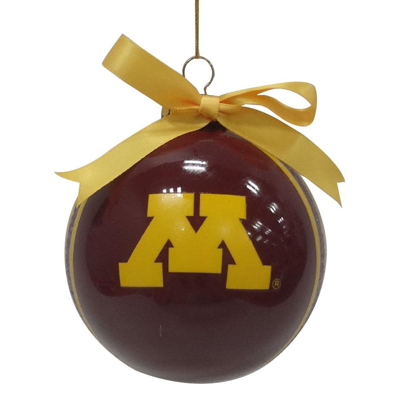 4IN STRIPED BALL Ornament UNIV OF MINNESOTA
COL, MIN, Minnesota Golden Gophers, OldProduct
The Memory Company
