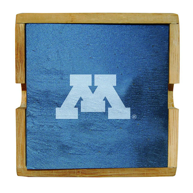 Slate Sq Coaster Set  UNIV OF MINNESOTA
COL, CurrentProduct, Home&Office_category_All, MIN, Minnesota Golden Gophers
The Memory Company