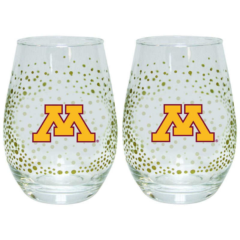 2 Pack Glitter Stemless Wine Tumbler | MINNESOTA
COL, MIN, Minnesota Golden Gophers, OldProduct
The Memory Company