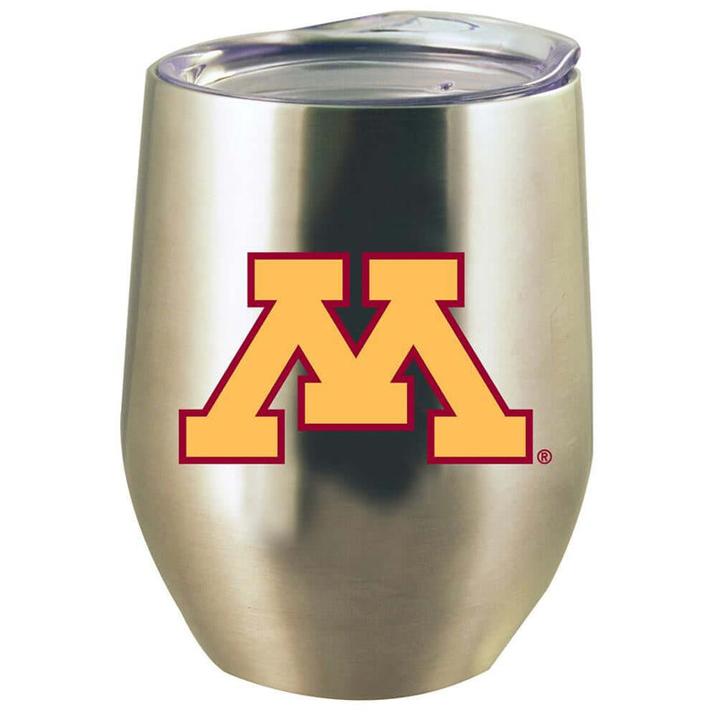 12oz Stainless Steel Stemless Tumbler w/Lid | Minnesota University COL, CurrentProduct, Drinkware_category_All, MIN, Minnesota Golden Gophers 888966956292 $15.76