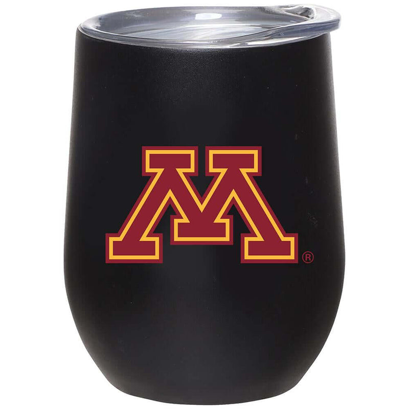 12oz Matte Stainless Steel Stemless Tumbler | Minnesota COL, CurrentProduct, Drinkware_category_All, MIN, Minnesota Golden Gophers 888966600041 $32.99