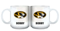 11oz White Personalized Ceramic Mug - Missouri COL, CurrentProduct, Custom Drinkware, Drinkware_category_All, Gift Ideas, Missouri Tigers, MIZ, Personalization, Personalized_Personalized 194207465073 $20.11