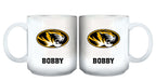 11oz White Personalized Ceramic Mug - Missouri COL, CurrentProduct, Custom Drinkware, Drinkware_category_All, Gift Ideas, Missouri Tigers, MIZ, Personalization, Personalized_Personalized 194207465073 $20.11