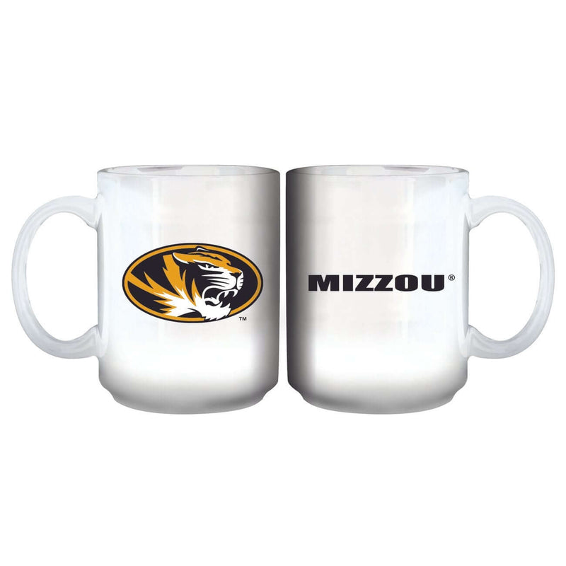 110z White Basic Mug | Missouri University COL, CurrentProduct, Drinkware_category_All, Missouri Tigers, MIZ 687746920153 $12.49