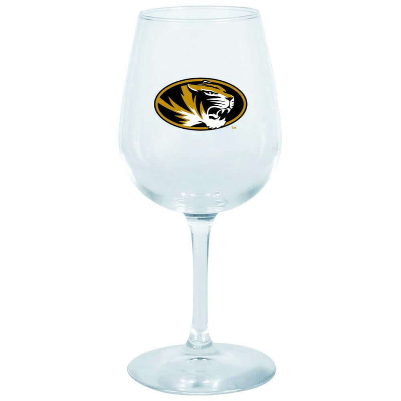 12.75oz Decal Wine Glass MO COL, Holiday_category_All, Missouri Tigers, MIZ, OldProduct 888966690882 $12