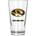 17oz Personalized Pint Glass | Missouri Tigers