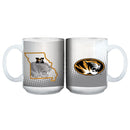 15OZ MUG WHT SOM UNIV OF MISSOURI COL, Missouri Tigers, MIZ, OldProduct 888966404731 $14