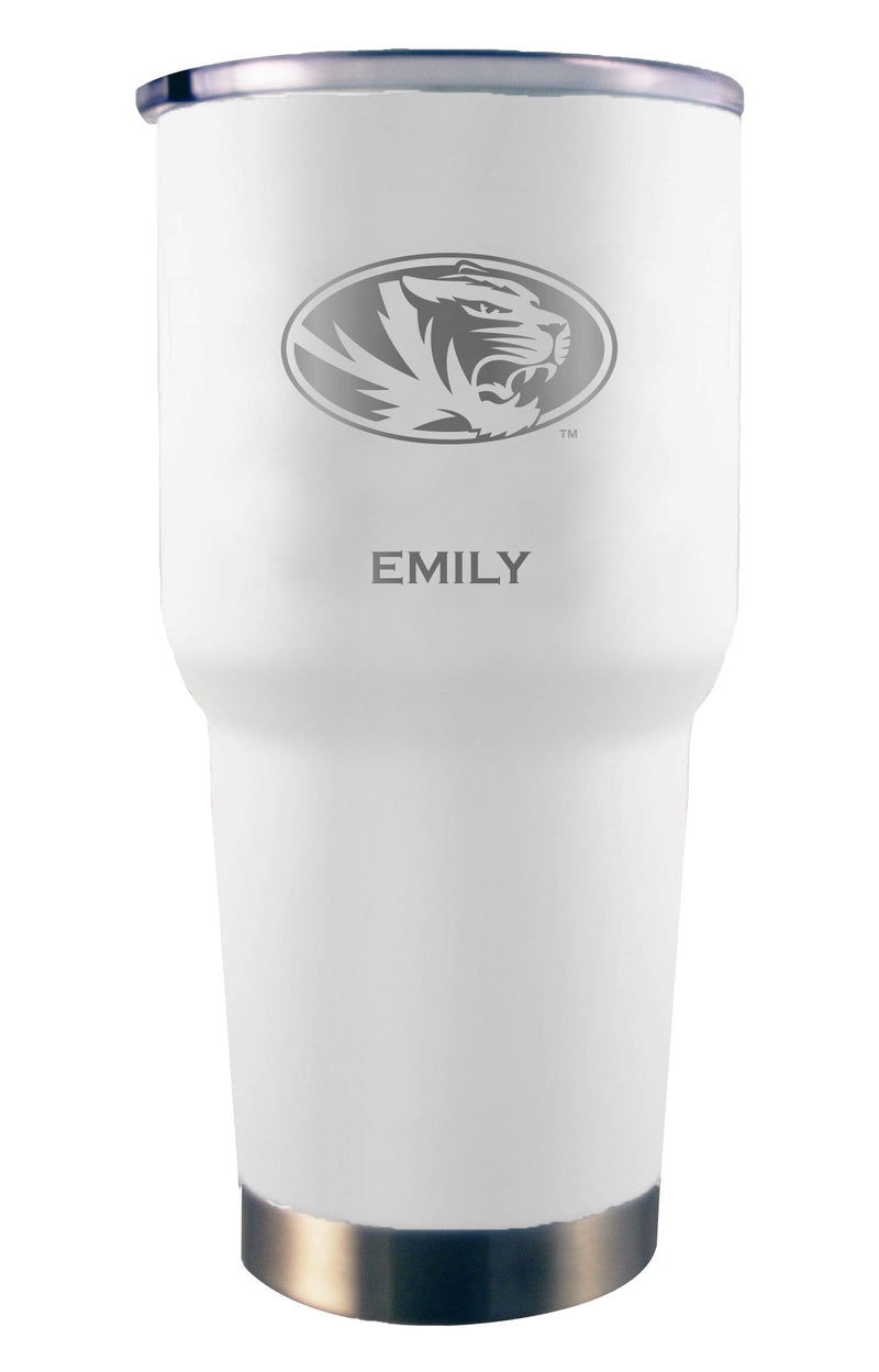 30oz White Personalized Stainless Steel Tumbler | Missouri
COL, CurrentProduct, Drinkware_category_All, Missouri Tigers, MIZ, Personalized_Personalized
The Memory Company