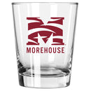 15oz Double Old Fashion Glass | Morehouse Maroon Tigers COL, CurrentProduct, Drinkware_category_All, MOH, Morehouse Maroon Tigers  $13.49