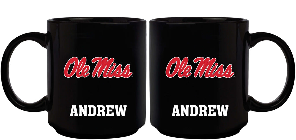 11oz Black Personalized Ceramic Mug - Mississippi COL, CurrentProduct, Custom Drinkware, Drinkware_category_All, Gift Ideas, Mississippi Ole Miss, MS, Personalization, Personalized_Personalized 194207373842 $20.11
