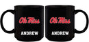 11oz Black Personalized Ceramic Mug - Mississippi COL, CurrentProduct, Custom Drinkware, Drinkware_category_All, Gift Ideas, Mississippi Ole Miss, MS, Personalization, Personalized_Personalized 194207373842 $20.11