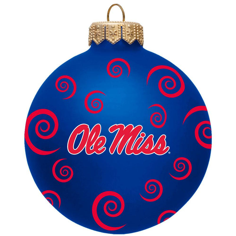 3 Inch Swirl Ball Ornament | Mississippi State University
COL, Mississippi Ole Miss, MS, OldProduct
The Memory Company