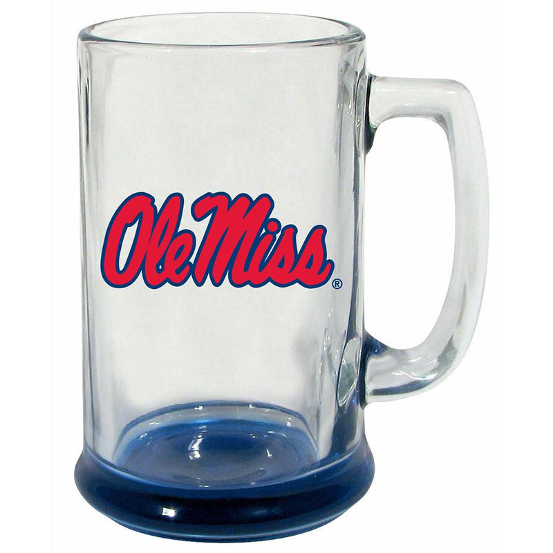 15oz Highlight Decal Glass Stein | Mississippi University COL, Mississippi Ole Miss, MS, OldProduct 888966759312 $14
