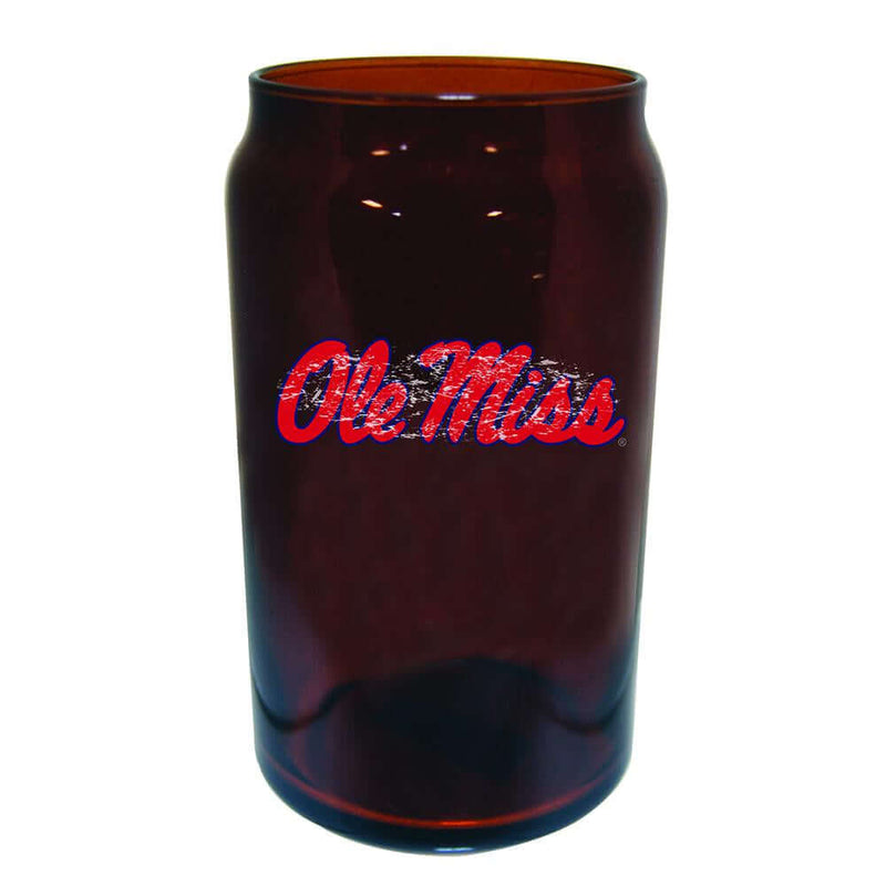 12oz Retro Dec Amber Can Ole Miss COL, Mississippi Ole Miss, MS, OldProduct  $12