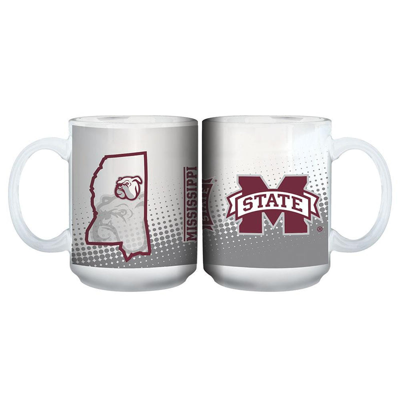 15OZ MUG WHT SOM MISSISSIPPI STATE COL, Mississippi State Bulldogs, MSS, OldProduct 888966404755 $14