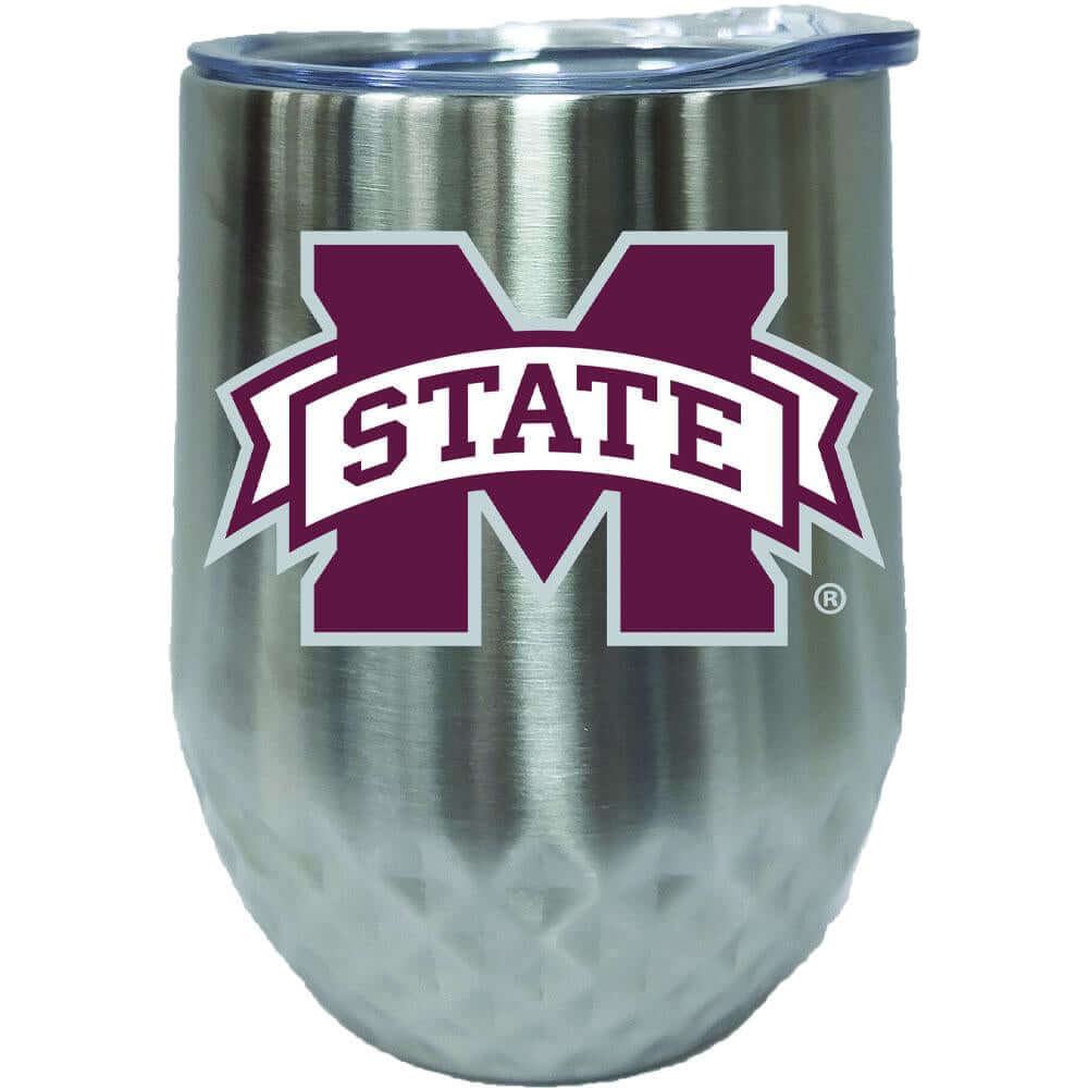 12OZ SS STMLS DIAMD TMBLR MISSISSIPPI ST COL, CurrentProduct, Drinkware_category_All, Mississippi State Bulldogs, MSS 888966671225 $28.49