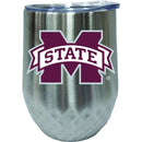 12OZ SS STMLS DIAMD TMBLR MISSISSIPPI ST COL, CurrentProduct, Drinkware_category_All, Mississippi State Bulldogs, MSS 888966671225 $28.49