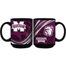 15oz Dynamic Style Mug | Mississippi St COL, CurrentProduct, Drinkware_category_All, Mississippi State Bulldogs, MSS 888966592452 $12