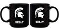 11oz Black Personalized Ceramic Mug - Michigan State COL, CurrentProduct, Custom Drinkware, Drinkware_category_All, Gift Ideas, Michigan State Spartans, MSU, Personalization, Personalized_Personalized 194207373828 $20.11