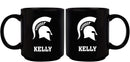 11oz Black Personalized Ceramic Mug - Michigan State COL, CurrentProduct, Custom Drinkware, Drinkware_category_All, Gift Ideas, Michigan State Spartans, MSU, Personalization, Personalized_Personalized 194207373828 $20.11