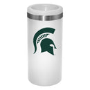 12oz White Slim Can Holder | Michigan State Spartans