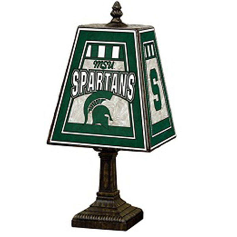 14 Inch Art Glass Table Lamp | Michigan State University COL, CurrentProduct, Home & Office_category_All, Home & Office_category_Lighting, Michigan State Spartans, MSU 687746978239 $98.99