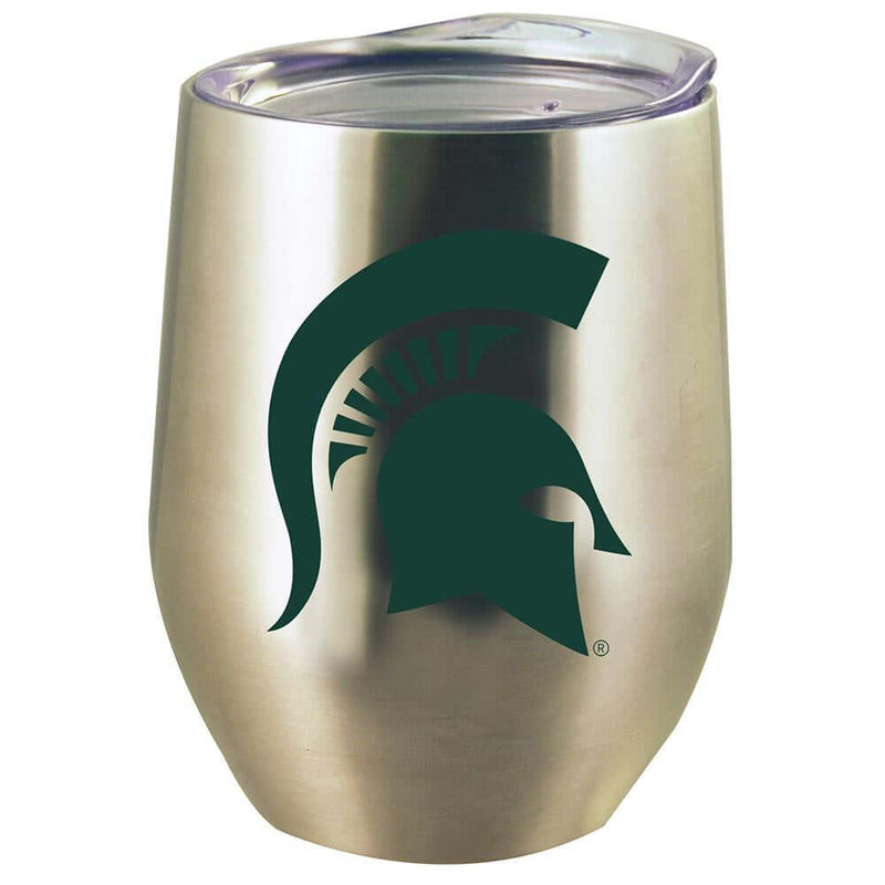 12oz Stainless Steel Stemless Tumbler w/Lid | Michigan State University COL, CurrentProduct, Drinkware_category_All, Michigan State Spartans, MSU 888966956254 $15.76