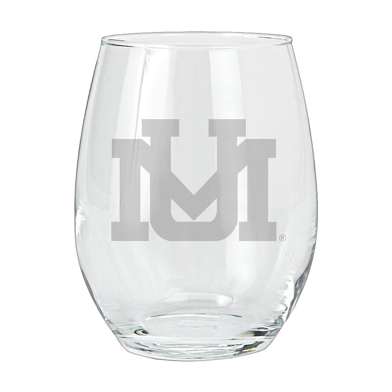 15oz Etched Stemless Tumbler | Montana Grizzlies COL, CurrentProduct, Drinkware_category_All, Montana Grizzlies, MT 194207265031 $12.49
