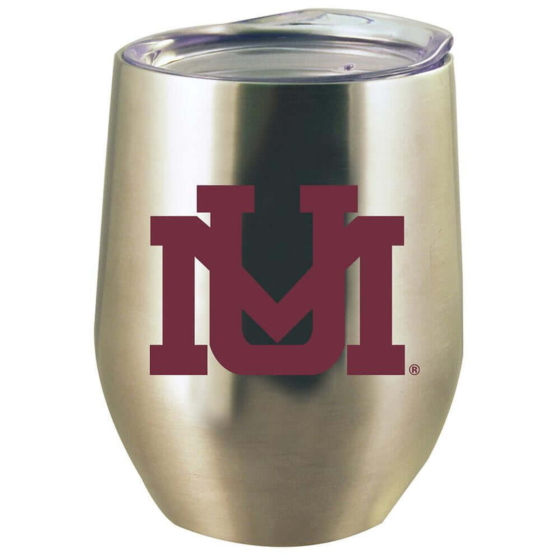 12oz Stainless Steel Stemless Tumbler w/Lid | Montana University COL, CurrentProduct, Drinkware_category_All, Montana Grizzlies, MT 888966956230 $15.76