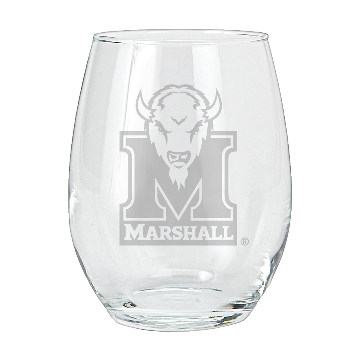15oz Etched Stemless Tumbler | Marshall Thundering Herd COL, CurrentProduct, Drinkware_category_All, Marshall Thundering Herd, MTH 194207265048 $12.49