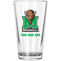 17oz Personalized Pint Glass | Marshall Thundering Herd