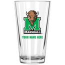 17oz Personalized Pint Glass | Marshall Thundering Herd
