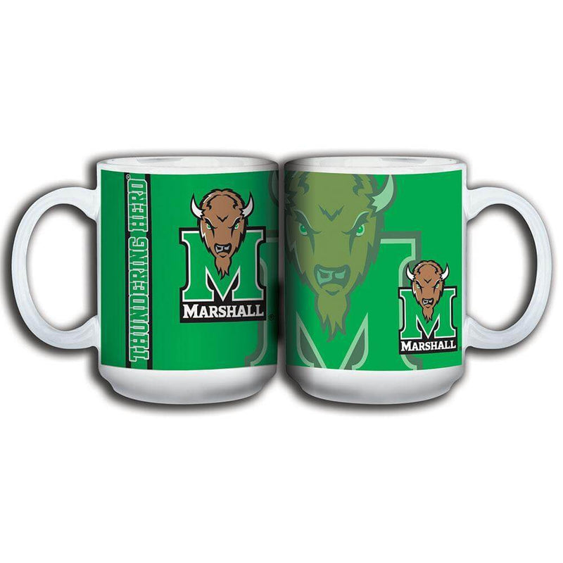 11oz Reflective Mug | Marshall University Coffee Mug, COL, CurrentProduct, Drinkware_category_All, Marshall Thundering Herd, MTH, Mug, Mugs, Reflective Mug 888966305786 $14.99