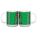 15oz Chevron Design White Mug | Marshall COL, Marshall Thundering Herd, MTH, OldProduct 888966035058 $12