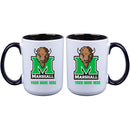 15oz Inner Color Personalized Ceramic Mug | Marshall Thundering Herd 2790PER, COL, CurrentProduct, Drinkware_category_All, Marshall Thundering Herd, MTH, Personalized_Personalized  $27.99