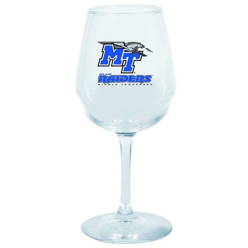 BOXED WINE GLASS MIDDLE TENNST
COL, Middle Tennessee State Blue Raiders, MTS, OldProduct
The Memory Company