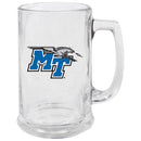 15oz Decal Glass Stein Middle TN St COL, Middle Tennessee State Blue Raiders, MTS, OldProduct 888966760875 $13