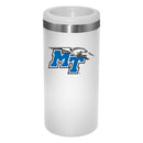 12oz White Slim Can Holder | Middle Tennessee State Blue Raiders
