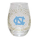 15 oz Glitr Stmless Wn Gls U  OF NC COL, NC, OldProduct, UNC Tar Heels 888966959125 $14