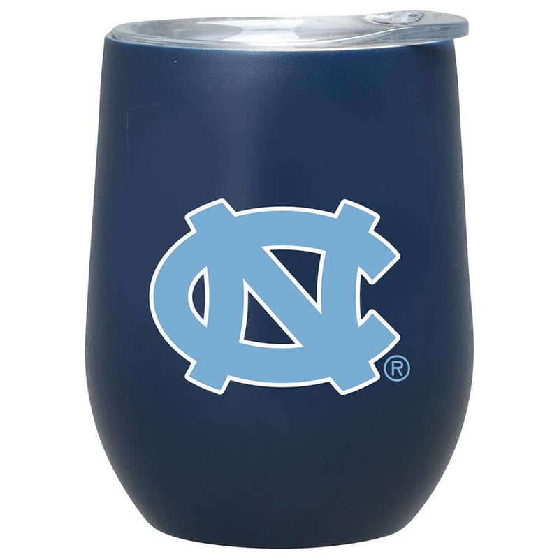 12oz Matte Stainless Steel Stemless Tumbler | North Carolina COL, CurrentProduct, Drinkware_category_All, NC, UNC Tar Heels 888966600119 $32.99