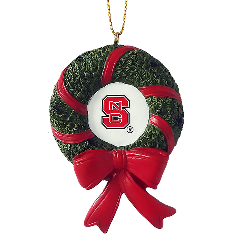 Wreath Ornament - North Carolina State University
COL, NC State Wolfpack, NCS, OldProduct
The Memory Company