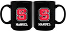 15oz. Black Personalized Ceramic Mug- North Carolina State
COL, CurrentProduct, Drinkware_category_All, Engraved, NC State Wolfpack, NCS, Personalized_Personalized
The Memory Company