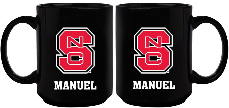 15oz. Black Personalized Ceramic Mug- North Carolina State
COL, CurrentProduct, Drinkware_category_All, Engraved, NC State Wolfpack, NCS, Personalized_Personalized
The Memory Company