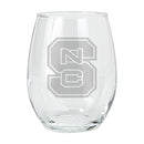 15oz Etched Stemless Tumbler | NC State Wolfpack COL, CurrentProduct, Drinkware_category_All, NC State Wolfpack, NCS 194207265093 $12.49