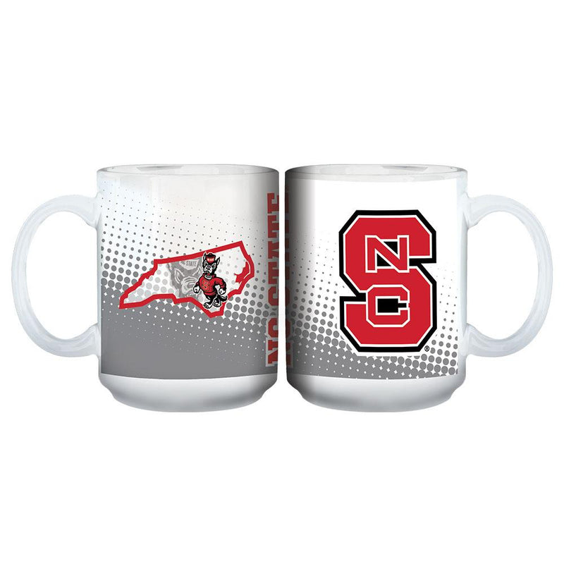 15OZ MUG WHT SOM NC STATE COL, NC State Wolfpack, NCS, OldProduct 888966404786 $14