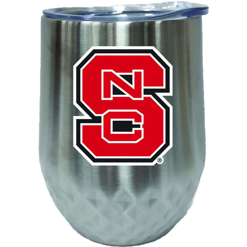 12OZ SS STMLS DIAMD TMBLR NC STATE COL, CurrentProduct, Drinkware_category_All, NC State Wolfpack, NCS 888966671430 $28.49