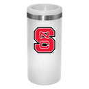 12oz White Slim Can Holder | NC State Wolfpack