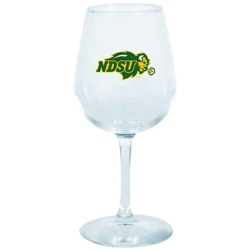 12.75oz Decal Wine Glass ND St COL, Holiday_category_All, NDS, North Dakota State Bison, OldProduct 888966693586 $12