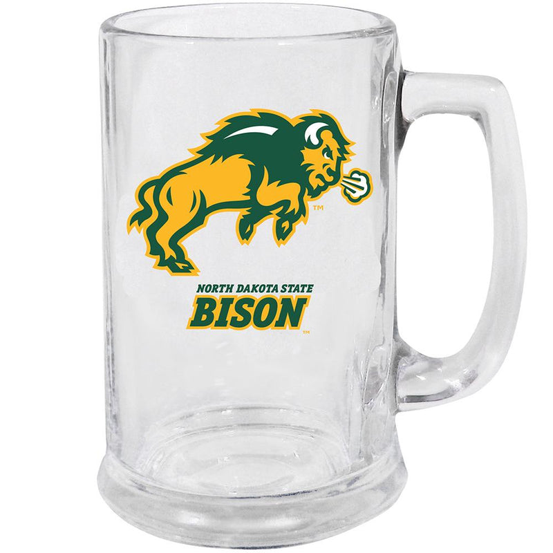15oz Decal Glass Stein ND St COL, NDS, North Dakota State Bison, OldProduct 888966762657 $13